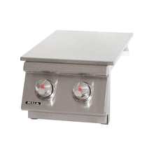Load image into Gallery viewer, Bull Built-In Propane Gas Double Side Burner W/ Stainless Steel Lid - 30008